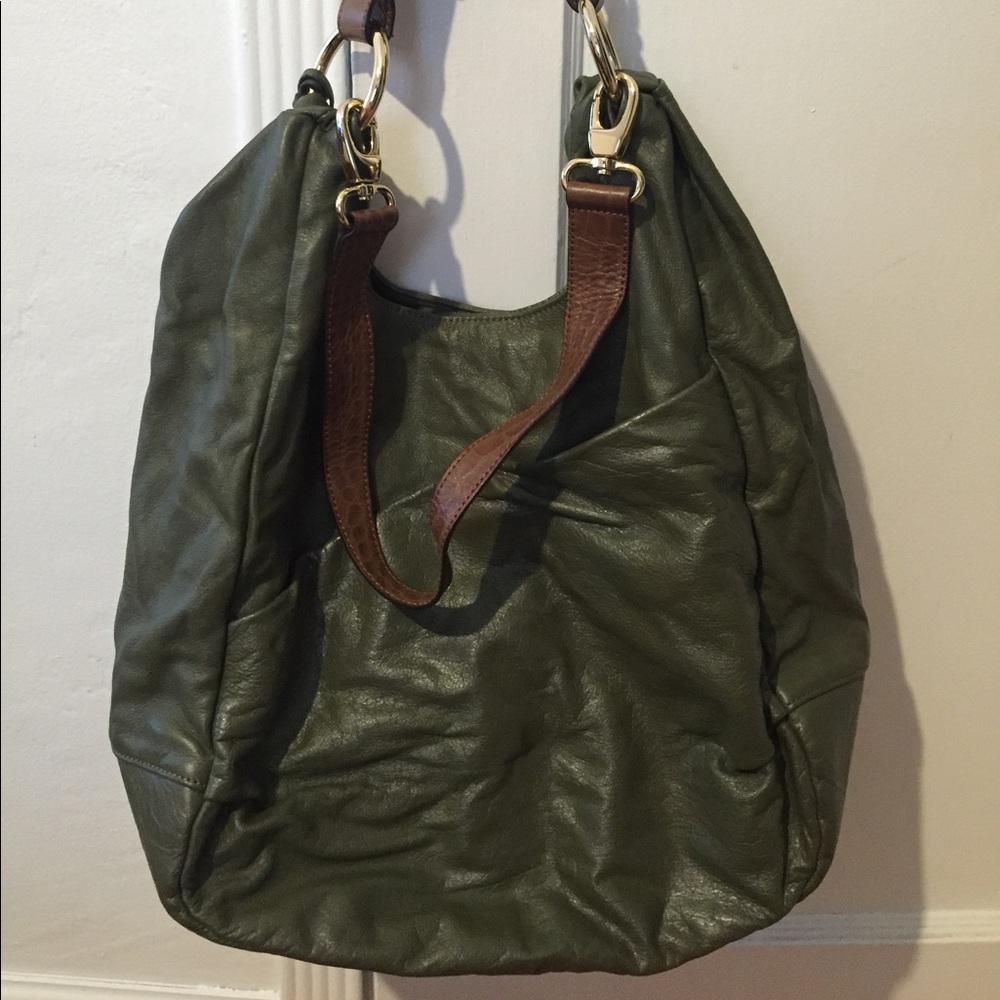 🔥 Dark green tote bag and shoulder Bag